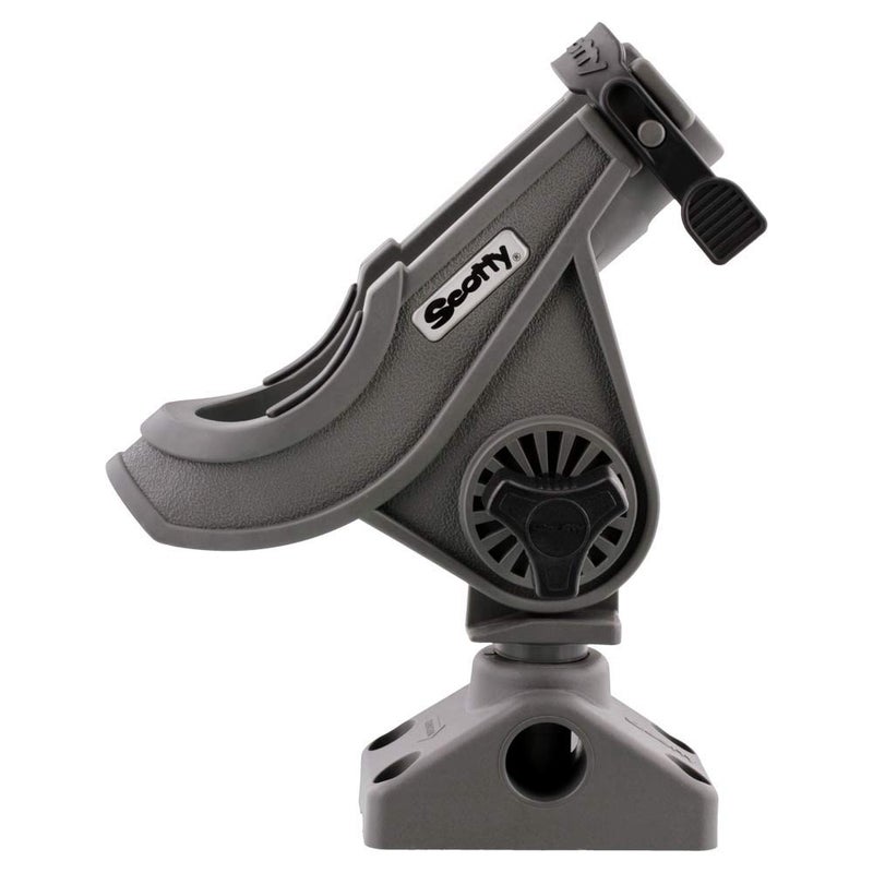 Scotty Baitcaster/Spinning Rod Holder with Side/Deck Mount Grey, One Size, Model Number: 280-GR - Image 2